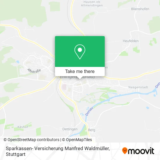 Карта Sparkassen- Versicherung Manfred Waldmüller