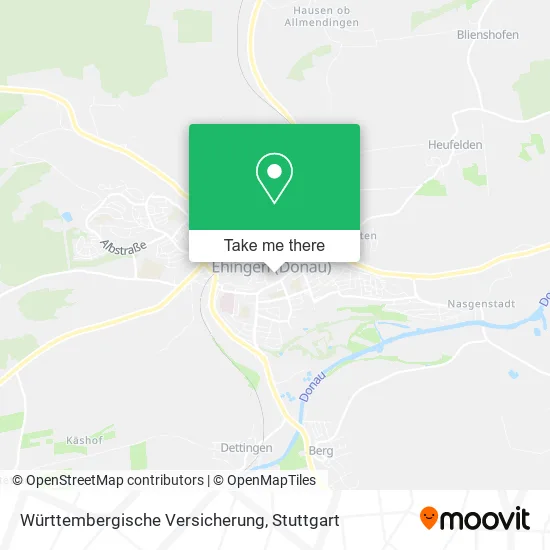 Карта Württembergische Versicherung