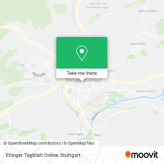 Карта Ehinger Tagblatt Online