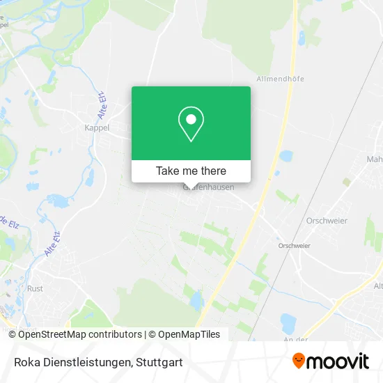 Roka Dienstleistungen map