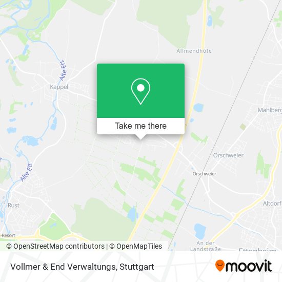 Vollmer & End Verwaltungs map