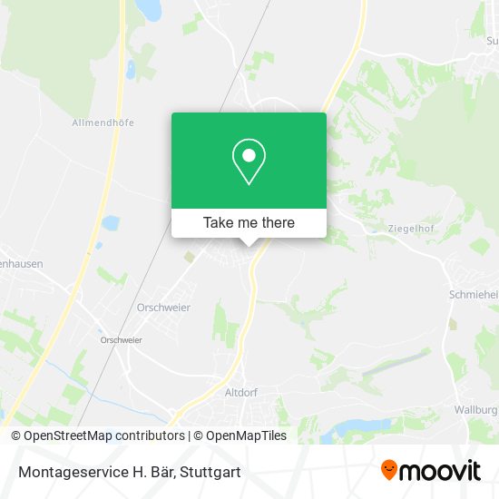 Карта Montageservice H. Bär