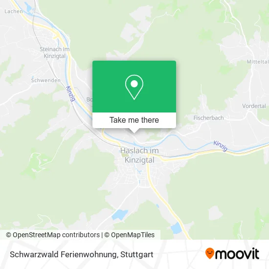 Карта Schwarzwald Ferienwohnung