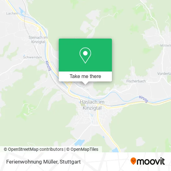 Карта Ferienwohnung Müller