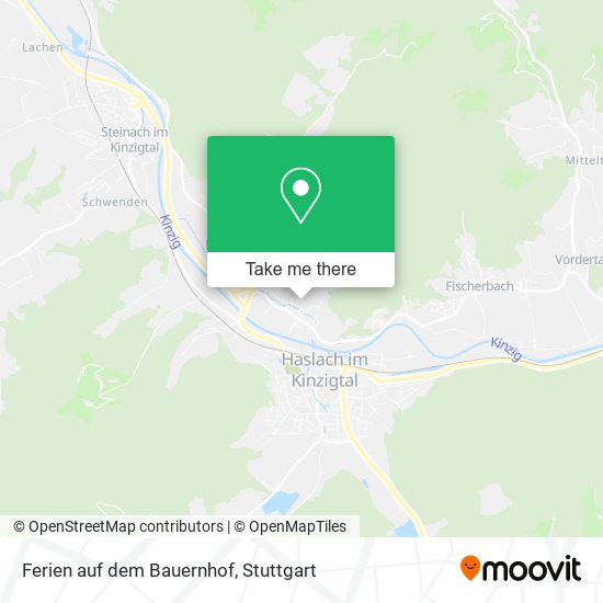 Ferien auf dem Bauernhof map