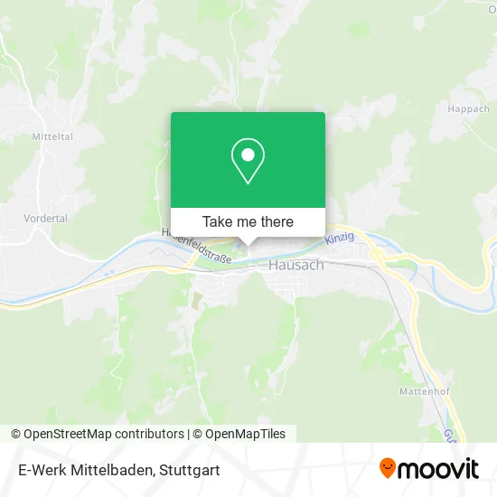 Карта E-Werk Mittelbaden