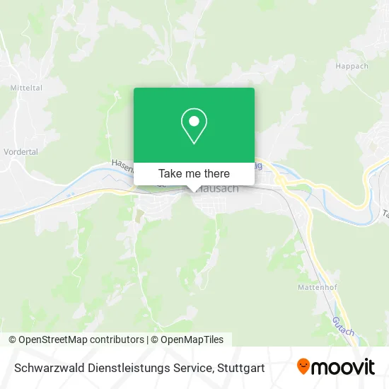 Карта Schwarzwald Dienstleistungs Service
