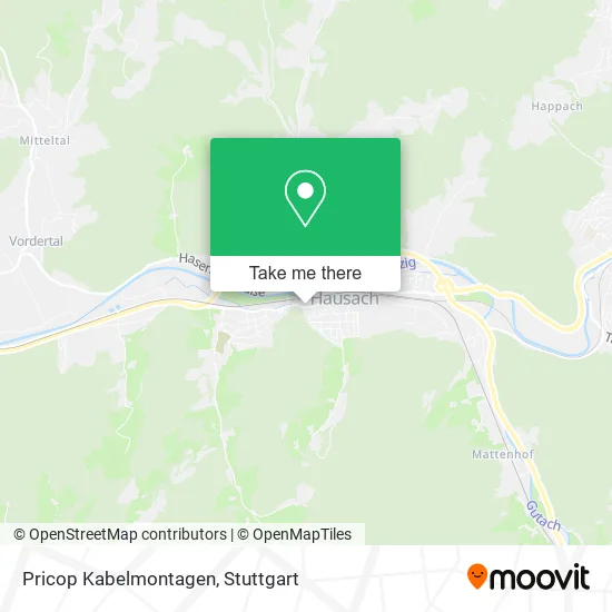 Карта Pricop Kabelmontagen