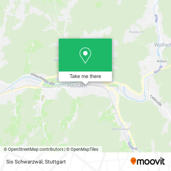 Карта Sis Schwarzwäl