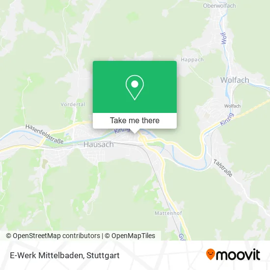 Карта E-Werk Mittelbaden