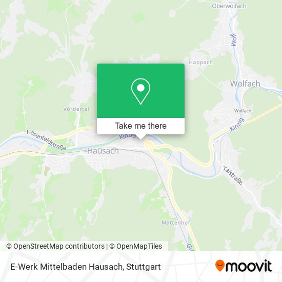 E-Werk Mittelbaden Hausach map