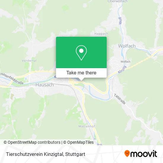 Карта Tierschutzverein Kinzigtal