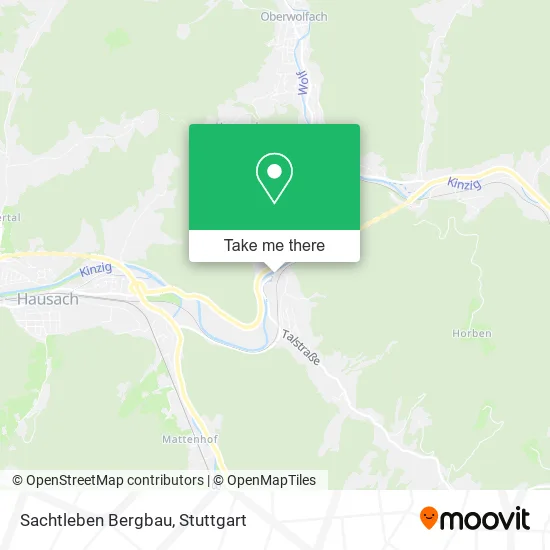 Карта Sachtleben Bergbau