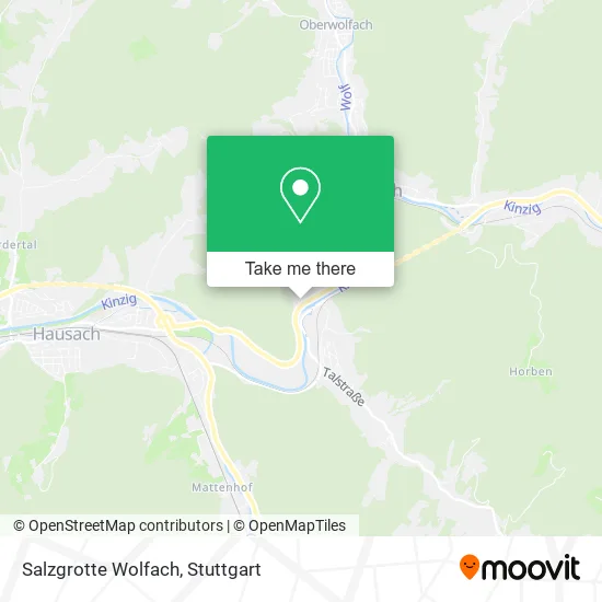 Карта Salzgrotte Wolfach