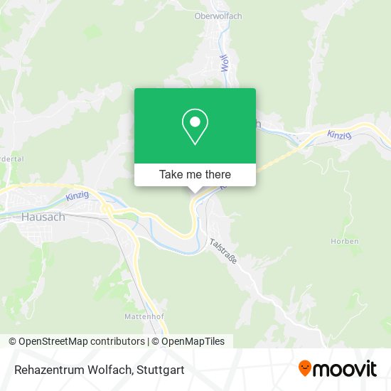 Карта Rehazentrum Wolfach