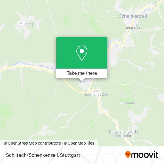 Schiltach/Schenkenzell map