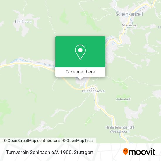 Turnverein Schiltach e.V. 1900 map