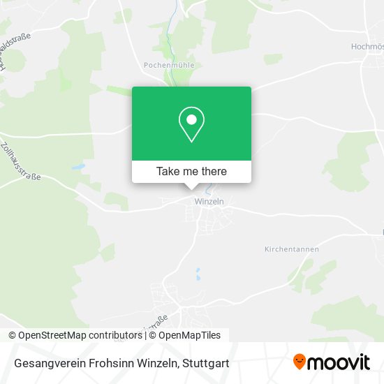 Карта Gesangverein Frohsinn Winzeln