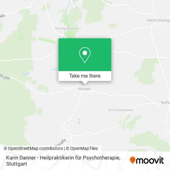 Карта Karin Danner - Heilpraktikerin für Psychotherapie