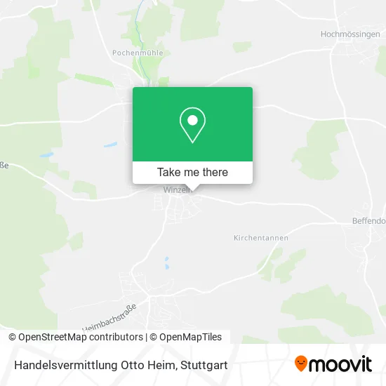 Карта Handelsvermittlung Otto Heim