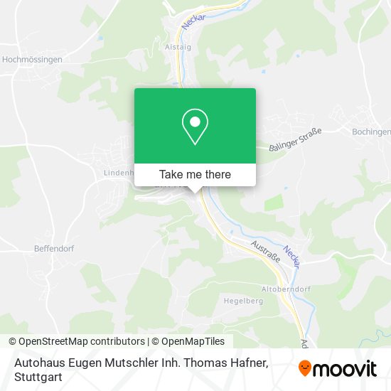 Autohaus Eugen Mutschler Inh. Thomas Hafner map