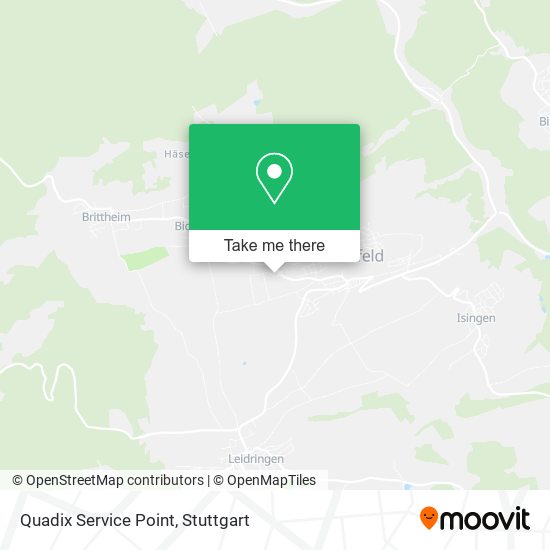 Quadix Service Point map