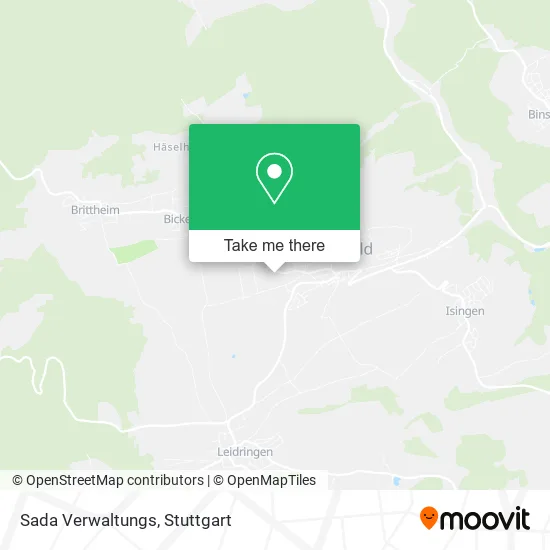 Карта Sada Verwaltungs