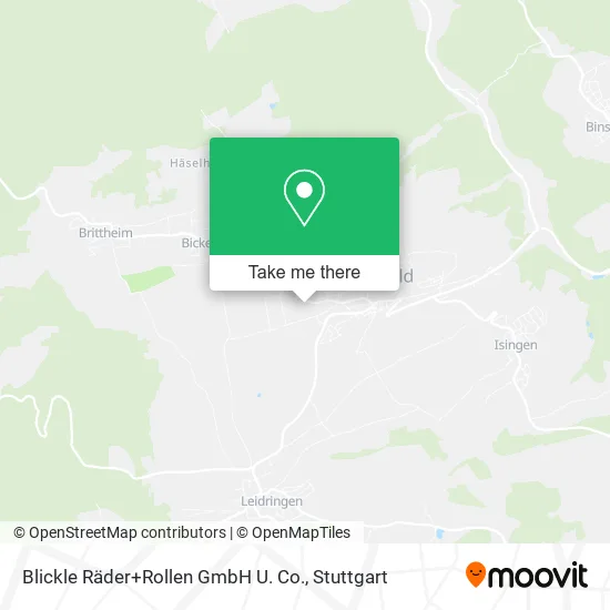 Карта Blickle Räder+Rollen GmbH U. Co.