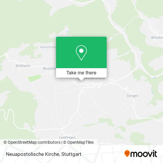 Neuapostolische Kirche map