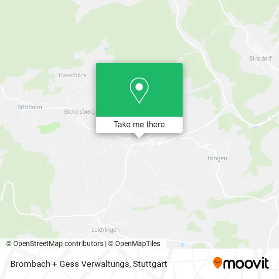Карта Brombach + Gess Verwaltungs