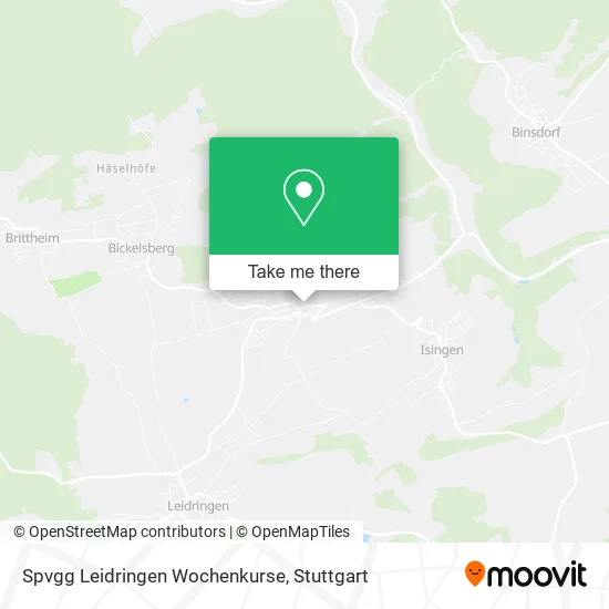 Карта Spvgg Leidringen Wochenkurse