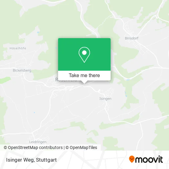 Карта Isinger Weg