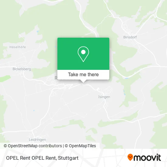 Карта OPEL Rent OPEL Rent