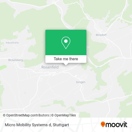 Micro Mobility Systems d map