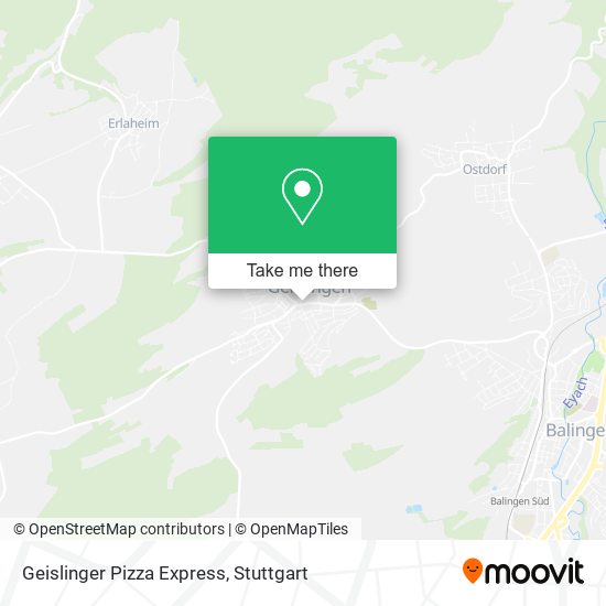 Карта Geislinger Pizza Express