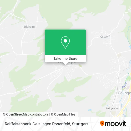 Карта Raiffeisenbank Geislingen Rosenfeld