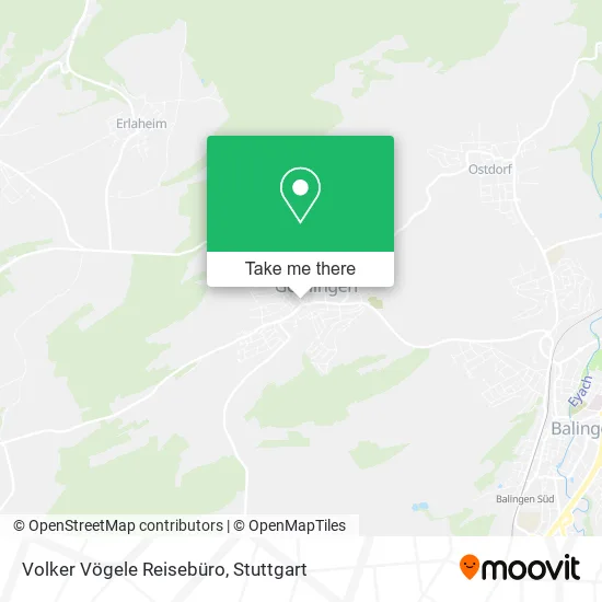 Карта Volker Vögele Reisebüro