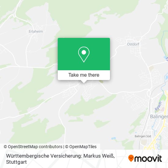 Württembergische Versicherung: Markus Weiß map