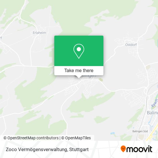 Карта Zoco Vermögensverwaltung