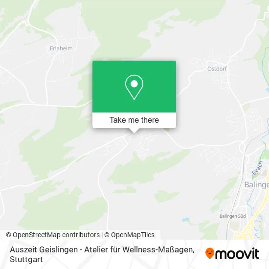 Карта Auszeit Geislingen - Atelier für Wellness-Maßagen