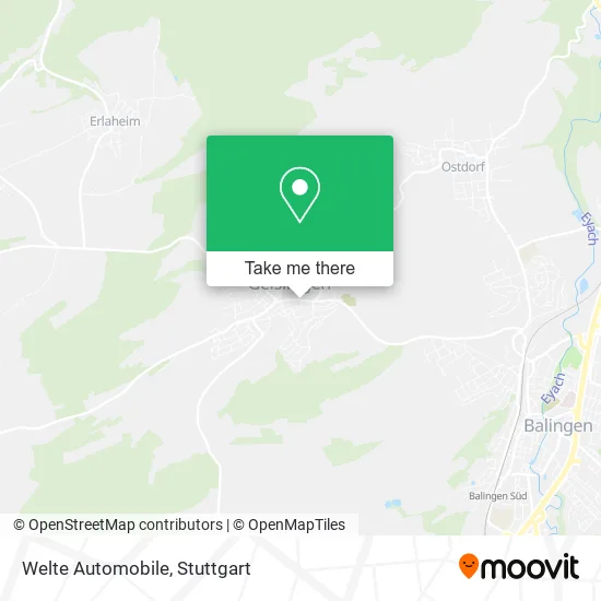 Welte Automobile map
