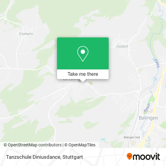Карта Tanzschule Diniusdance