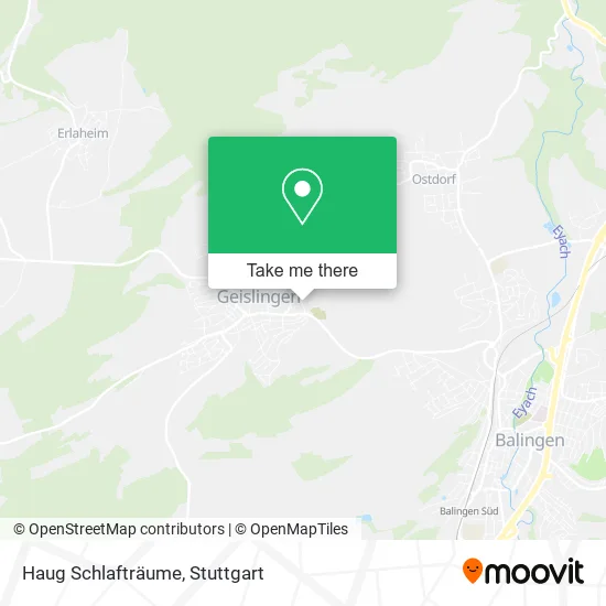 Карта Haug Schlafträume