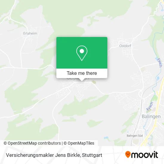 Карта Versicherungsmakler Jens Birkle