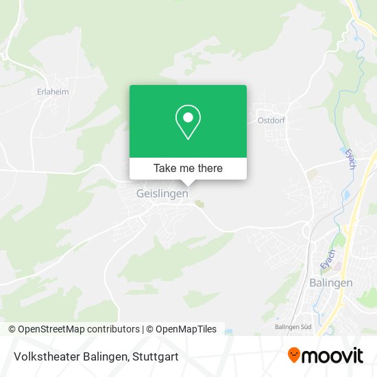 Карта Volkstheater Balingen