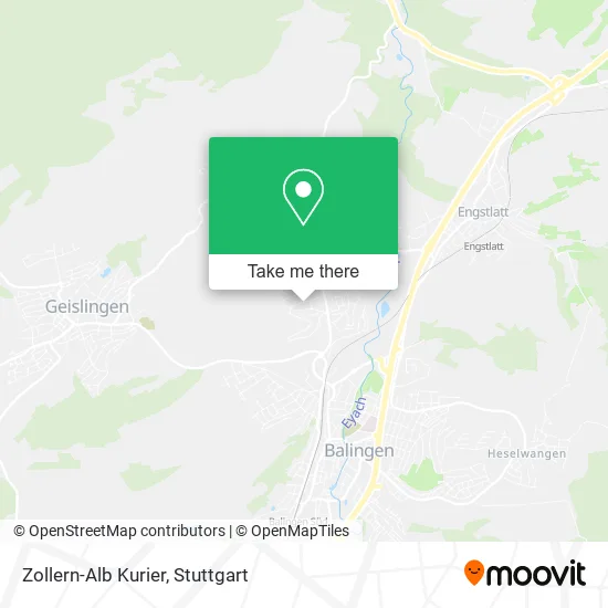 Карта Zollern-Alb Kurier