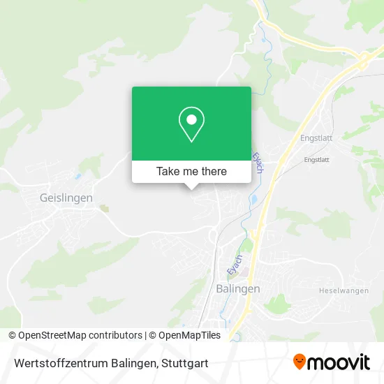 Карта Wertstoffzentrum Balingen