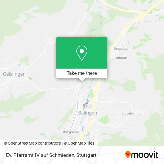 Карта Ev. Pfarramt IV auf Schmieden