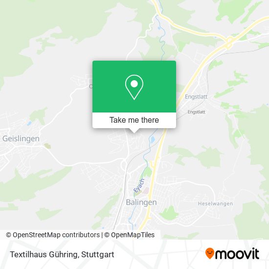 Textilhaus Gühring map