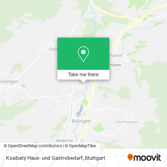 Карта Ksaibaty Haus- und Gastrobedarf